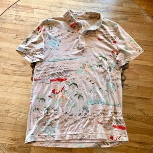 LUCKY BRAND HAWAIIAN TROPICAL PRINT